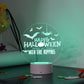 Personalised Halloween LED Light Up Sign
