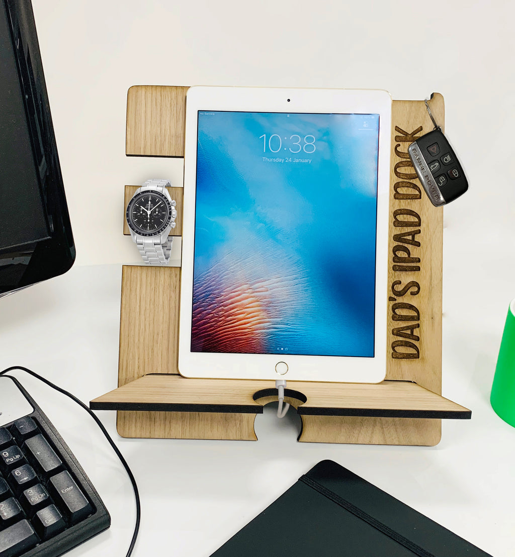 iPad Docking Station And Accessories Holder