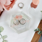 Personalised Acrylic Wedding Ring Box