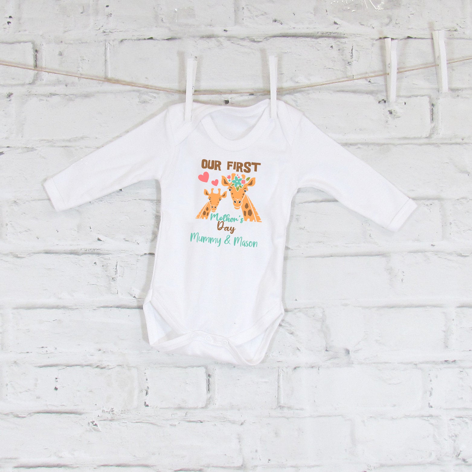 personalised new mother gift baby grow