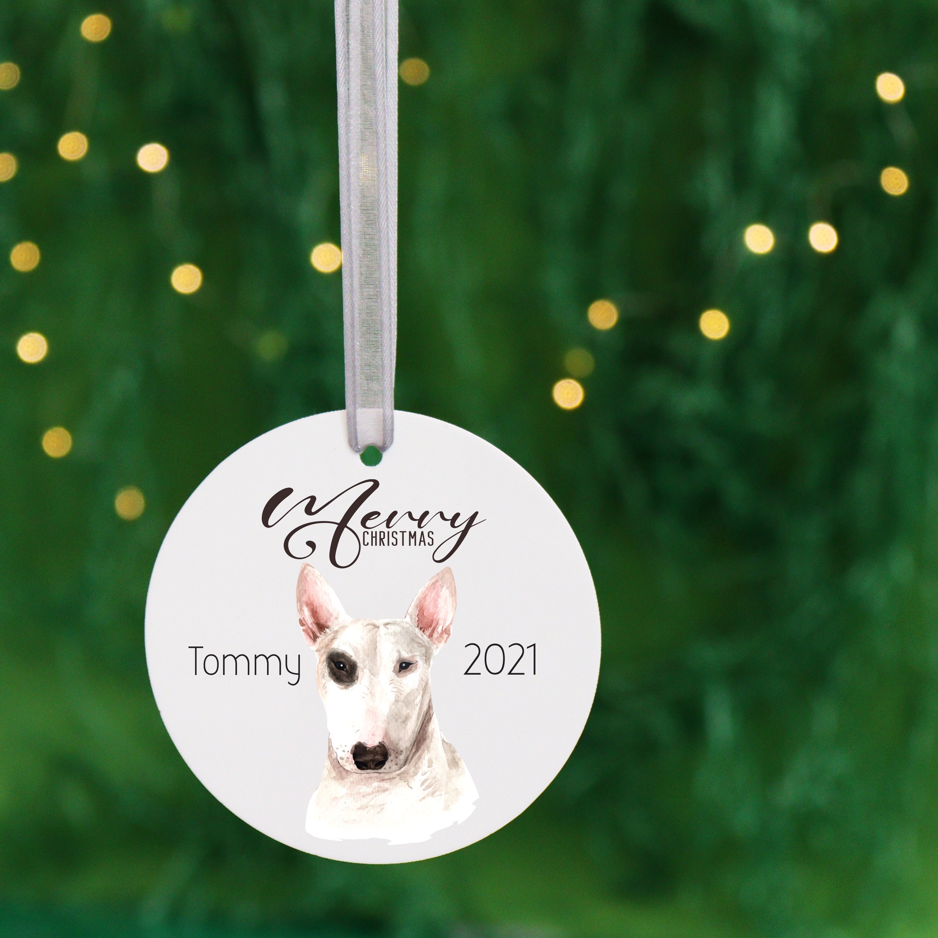 Personalised Dog Breed Pet Bauble