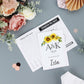 Children's Wedding Activity Kit Sunflower