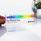 Favourite Song 3D Acrylic Soundwave Art