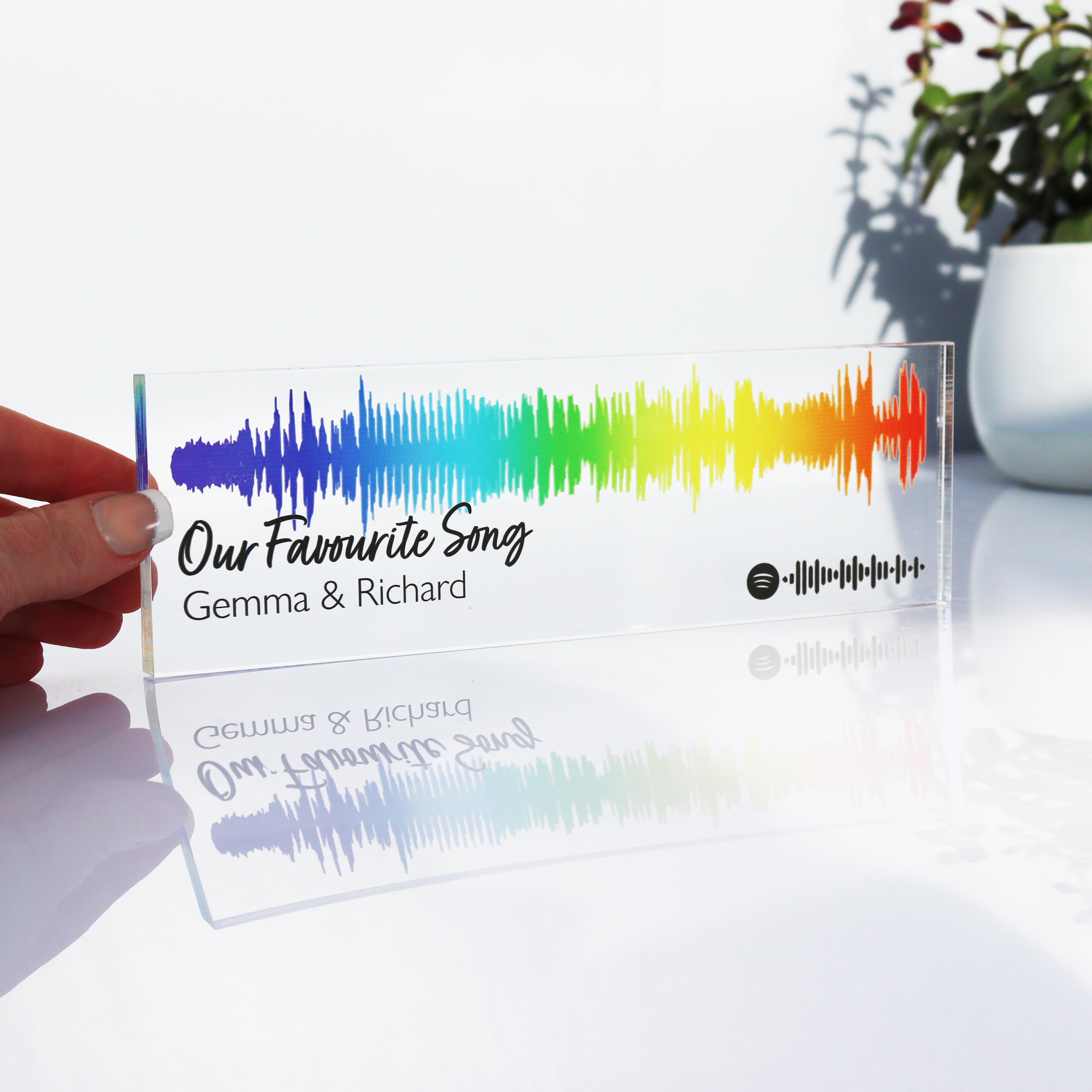 Favourite Song 3D Acrylic Soundwave Art