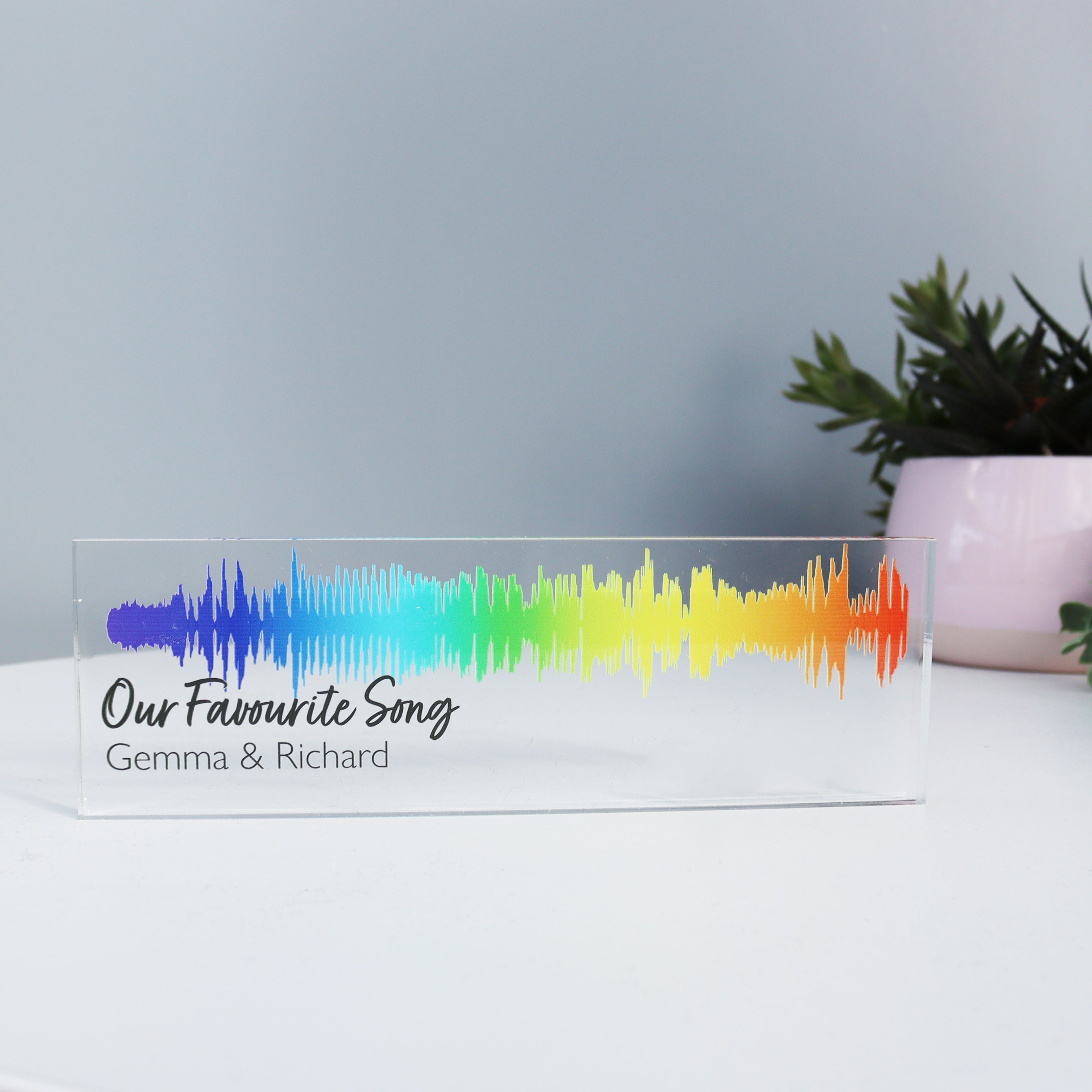 Favourite Song 3D Acrylic Soundwave Art