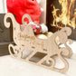 Personalised Wooden Sleigh Decoration