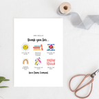 Personalised Thank You Teacher Card