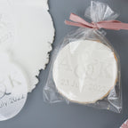 Personalised Wedding Cookie Embosser Fondant Biscuit Stamp