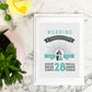 Personalised Wedding Day Card With Wedding Details