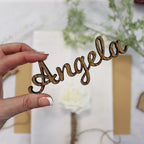 Personalised Wooden Name Place Table Settings