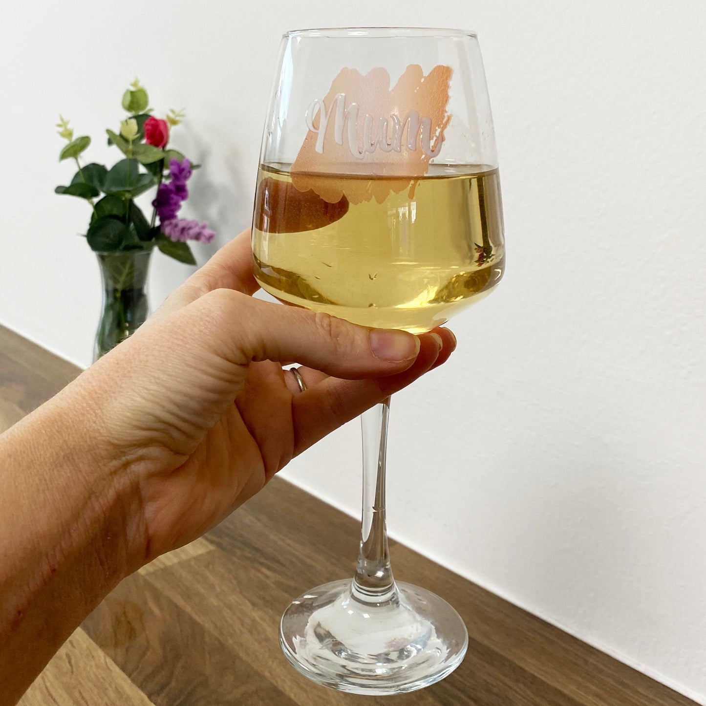 Personalised Printed Wine Glass
