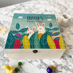 Personalised Printed Wooden Easter Treat Box