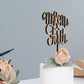Personalised Wooden Name Wedding Cake Topper