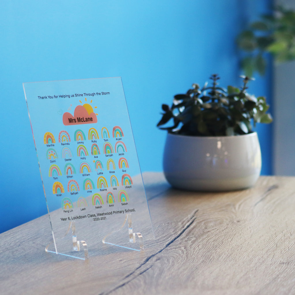 Personalised Teacher Desk Stand