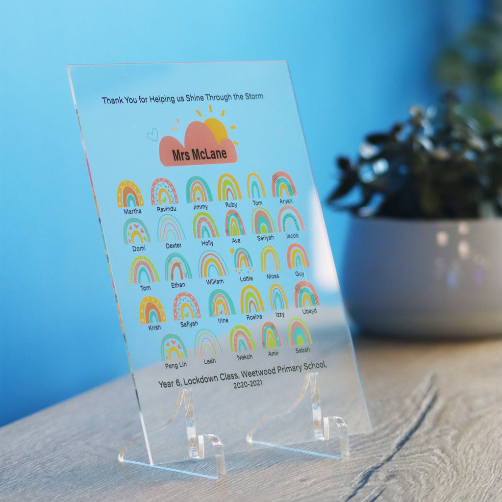 Personalised Teacher Desk Stand