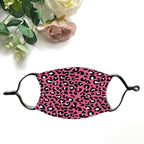 Pink Leopard Print Facemask With Filters