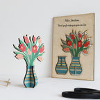 Personalised Pop Out Wooden Keepsake Thank You Teacher Card