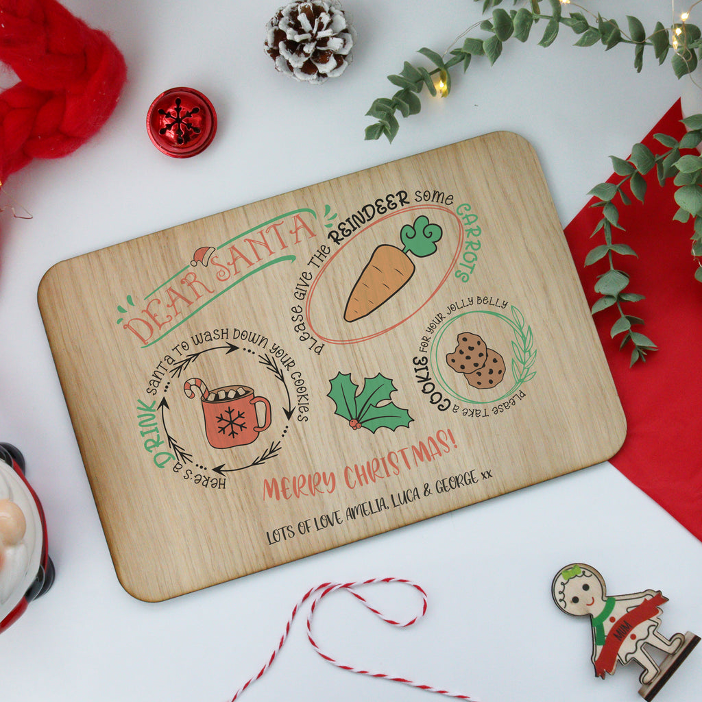 Personalised Santa Plate Board