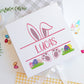 Printed Personalised Bunny Easter Gift Box