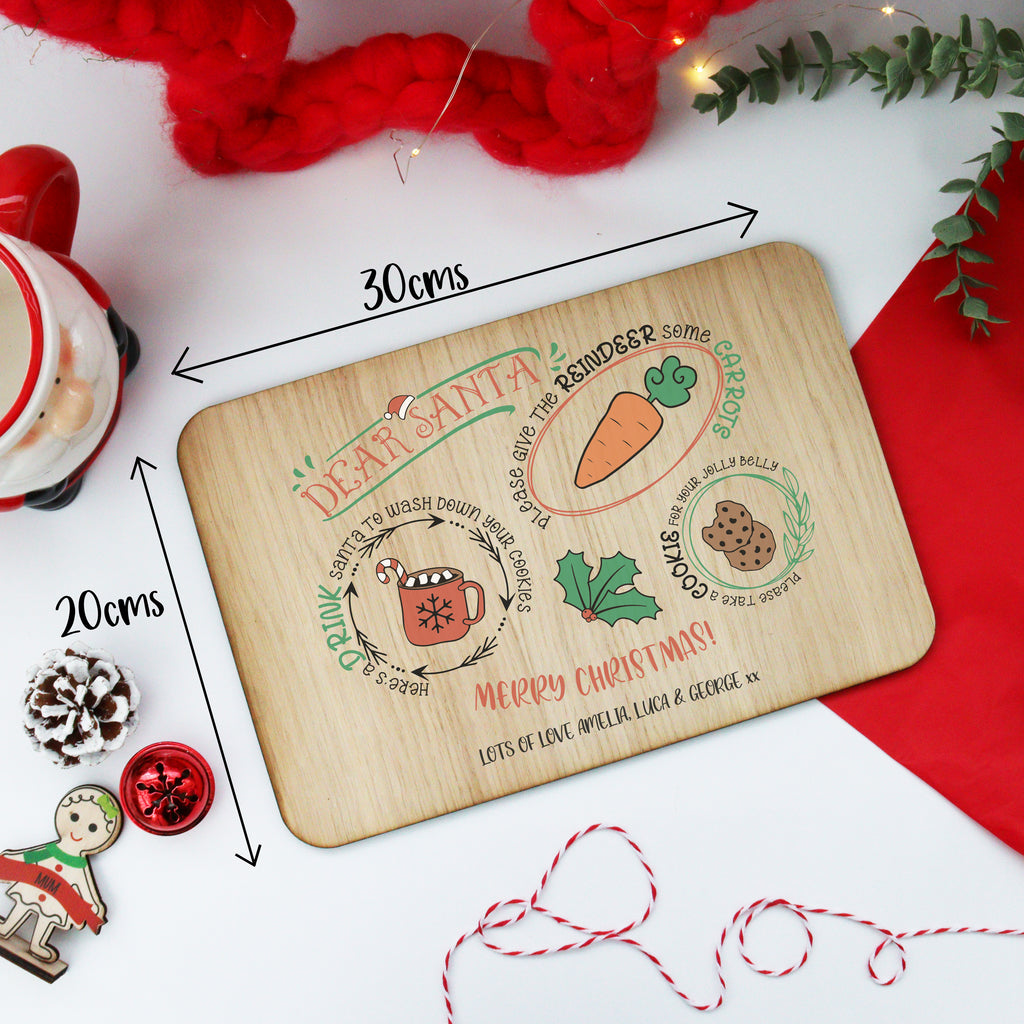 Personalised Santa Plate Board