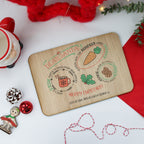 Personalised Santa Plate Board
