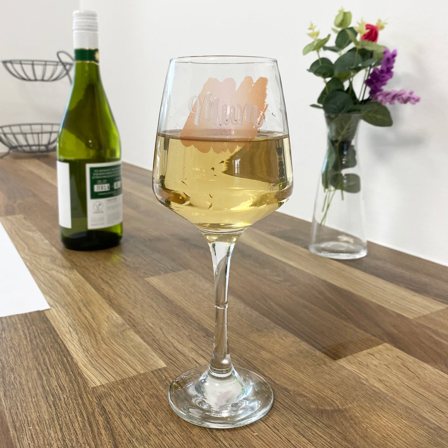 Personalised Printed Wine Glass