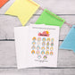 Thank You Teacher Card Rainbow Print