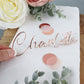 Rose Gold Delicate Wedding Place Settings