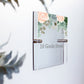 Modern Printed Floral House Sign