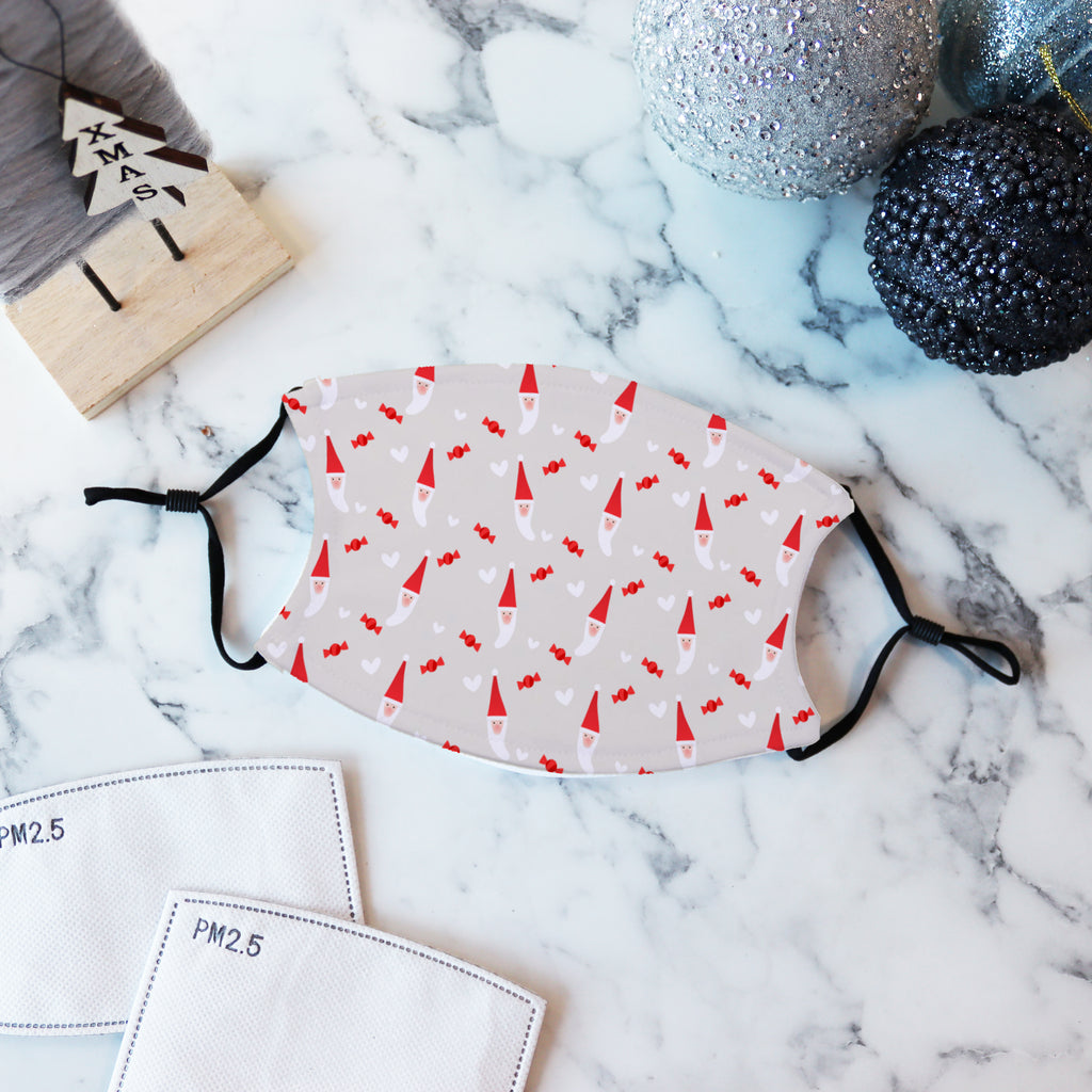Christmas Santa Face Mask