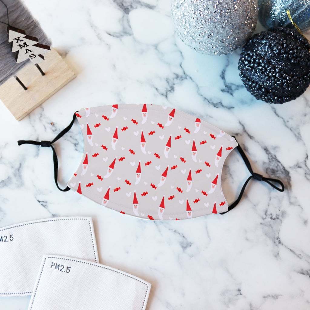 Christmas Santa Face Mask