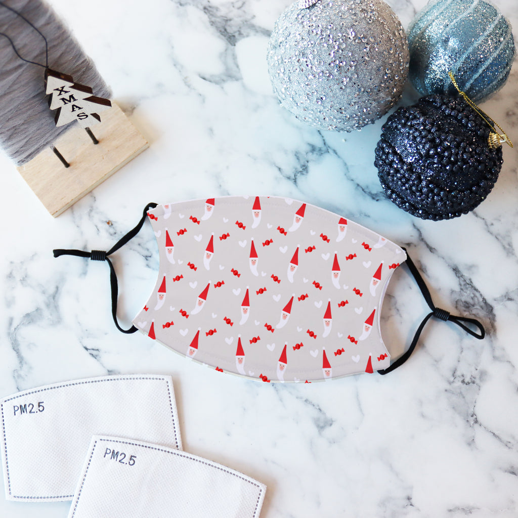 Christmas Santa Face Mask