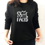Sheet Faced Halloween Jumper Funny
