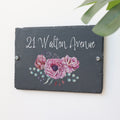 Slate Printed House Sign