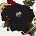 Christmas Sloth Kiss Me Sweatshirt