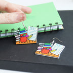 Teacher Book Stack Earrings