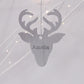 Stag Head Christmas Bauble