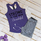Gym Strong Is The New Beautiful TriDri Racerback Vest