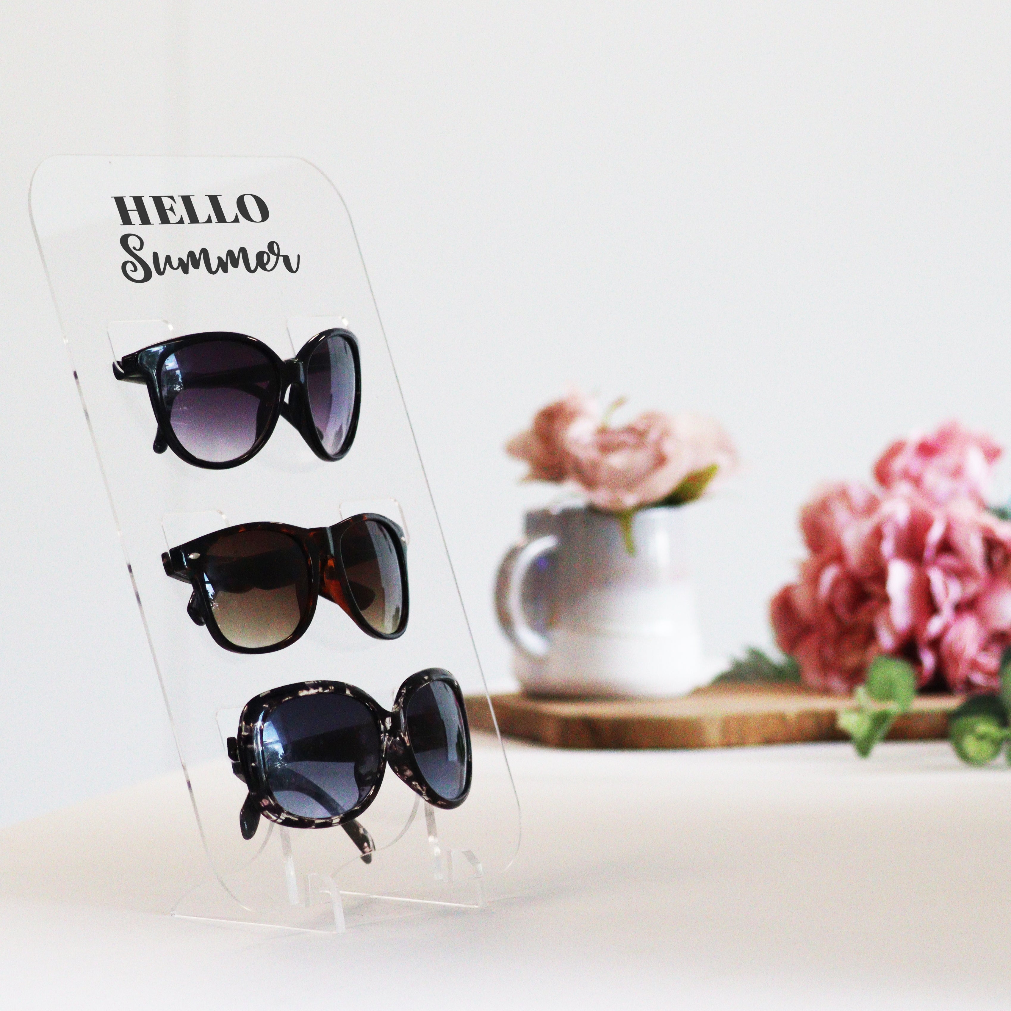 Personalised Acrylic Sunglasses Holder