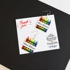 Personalised Teacher Earrings
