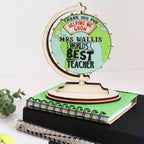 Personalised Wooden Keepsake Best Teacher Card