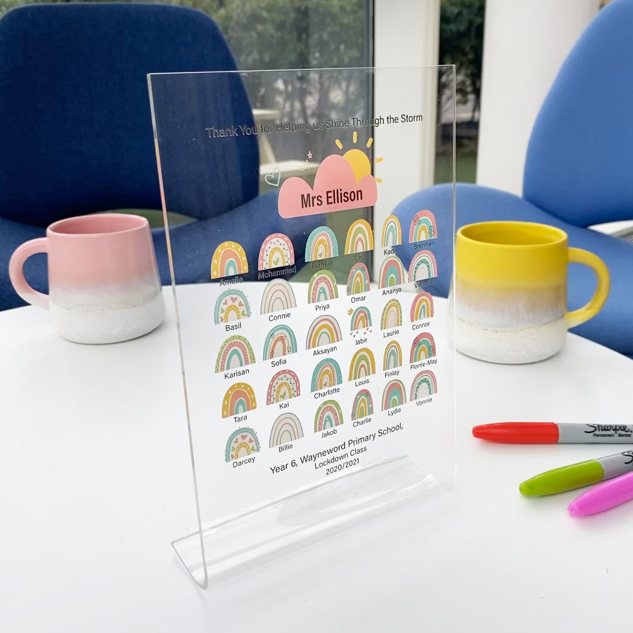 Personalised Teacher Desk Stand