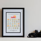 Thank You Teacher Rainbow Print