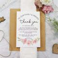 Wedding Thank You Place Setting