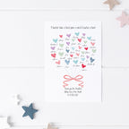 Thank You Teacher Hearts Card