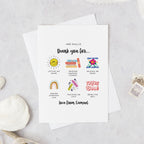 Personalised Thank You Teacher Card