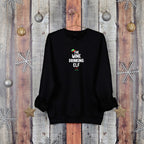 Christmas Wine Drinking Elf Jumper