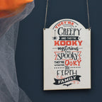 Personalised Halloween Hanging Sign