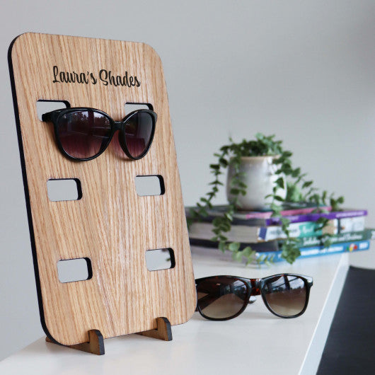 Personalised Sunglasses Holder Stand