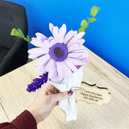 Personalised Handmade Felt Gerber Daisy Bouquet